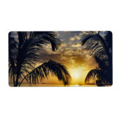 夕日 ラベル (正面)