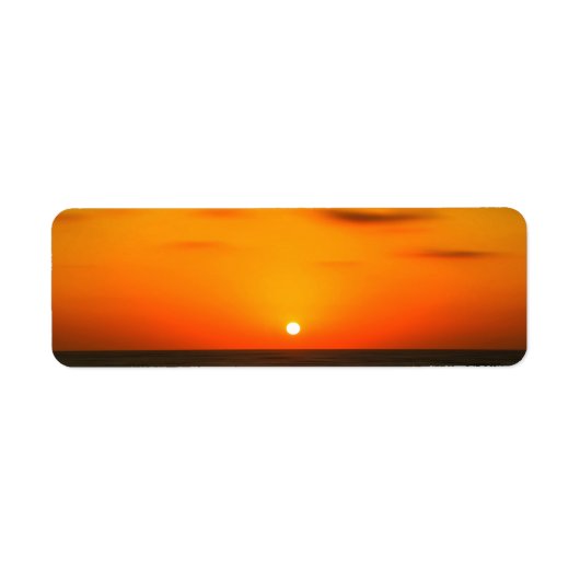 夕日 ラベル (正面)