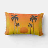 夕日 ランバークッション (裏面)