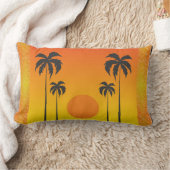 夕日 ランバークッション (ブランケット)