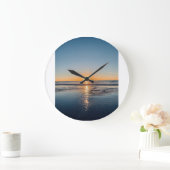 夕日 ラージ壁時計 (ホーム)