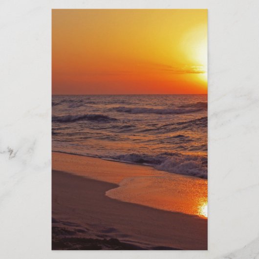 夕日 便箋 (正面)