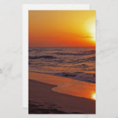 夕日 便箋 (正面/裏面)