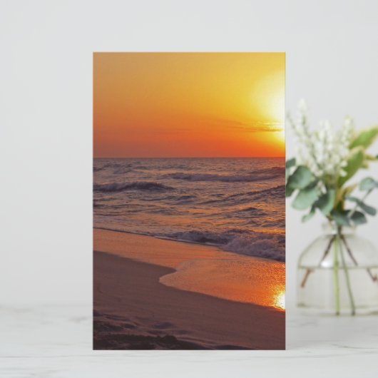 夕日 便箋 (スタンド正面)