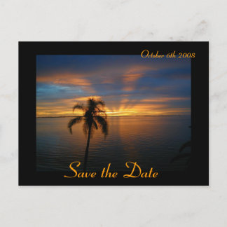 夕日 案内ポストカード