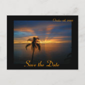 夕日 案内ポストカード (正面)