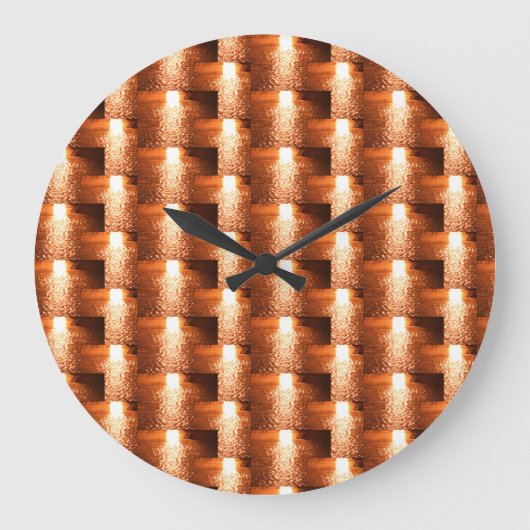 夕日（水） ラージ壁時計 (正面)