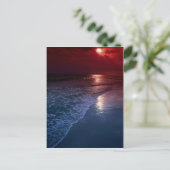 夕日，海，砂，海岸，フロリダ州，アメリカ ポストカード (スタンド正面)