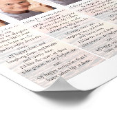 夕日 | 2x7" DIY葬式ブックマークテンプレート ポスター (角)