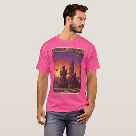 夕日 Tシャツ (正面フル)