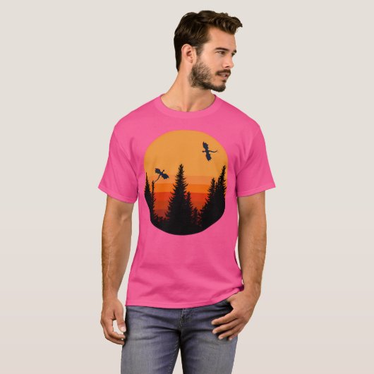 夕日 Tシャツ (正面フル)