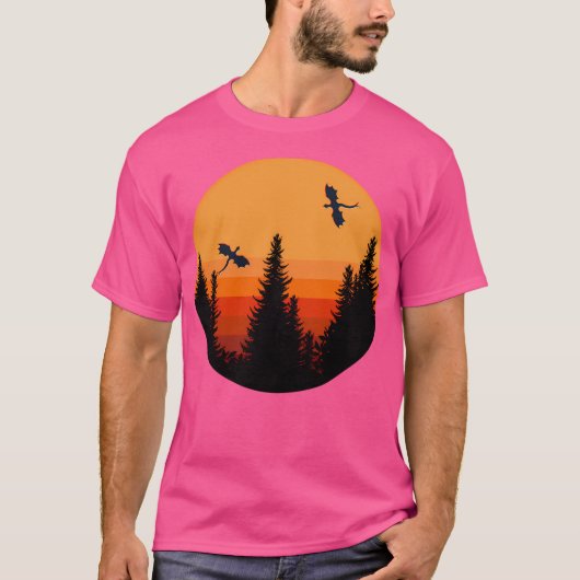 夕日 Tシャツ (正面)