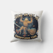 夕暮れお洒落のハロウィーンかかし クッション (裏面)