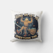 夕暮れお洒落のハロウィーンかかし クッション (正面)