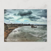 『夕暮れがビアリッツに降りてくる』 ポストカード (正面)