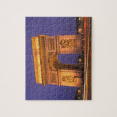 夕暮れにフランス、パリ、アルク·ド·トリオンフ。 ジグソーパズル (縦)