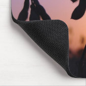 夕暮れに大豆 マウスパッド (コーナー)