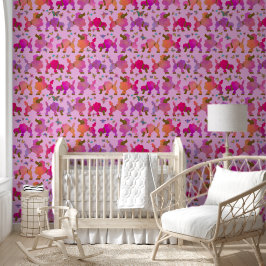 夕暮れに誇示するグルーミングされたショードッグ 壁紙