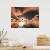 夕暮れに近い ポスター (キッチン)