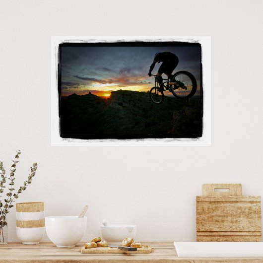 夕暮れに ポスター (キッチン)