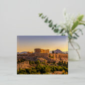 夕暮れに 箔シーズンポストカード (立ち正面)