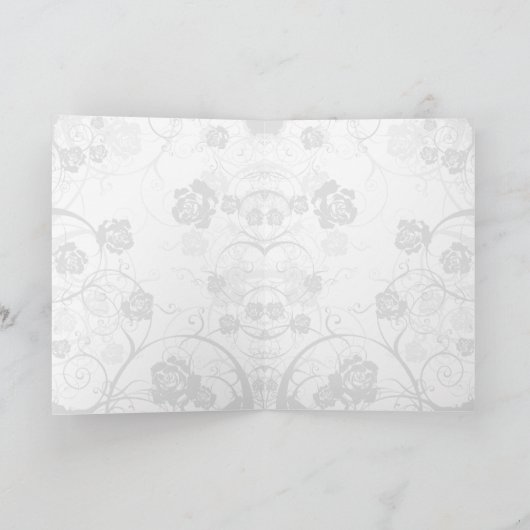 夕暮れのグリーティングカード カード (内部)