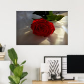 夕暮れのバラ ポスター (ホームオフィス)