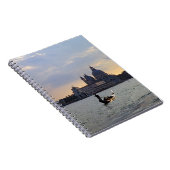 夕暮れのベネチアのゴンドラ-イタリア ノートブック (右側)