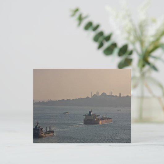 夕暮れのボスポラス ポストカード (スタンド正面)