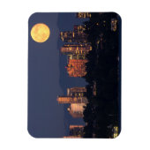 夕暮れのワシントン湖からベルビューのスカイライン マグネット (縦)