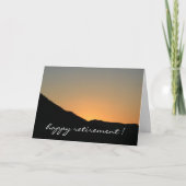 夕暮れの別れ カード (正面)