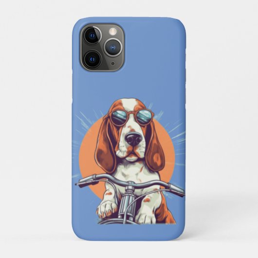 夕暮れの可愛い犬スパイラル写真ノート Case-Mate iPhoneケース (裏)