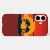 夕暮れの穏やかな砂漠の風景 Case-Mate iPhoneケース (裏面 (横))