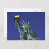 夕暮れの自由の女神 ポストカード (正面/裏面)