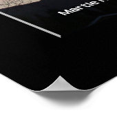 「夕暮れの裸の木」 ポスター (角)