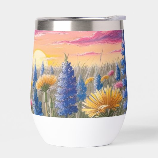 夕暮れの野草園 (左面)