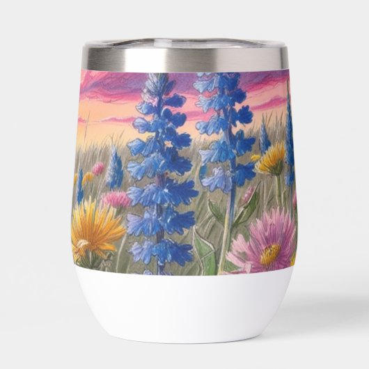 夕暮れの野草園 (背面)