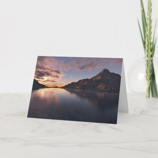 夕暮れの静けさ カード (正面)