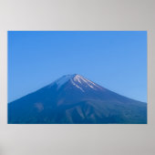 夕暮れの静寂: 富士山 ポスター (正面)