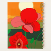 夕暮れの20XXポピー草地 プランナー手帳 (裏面)