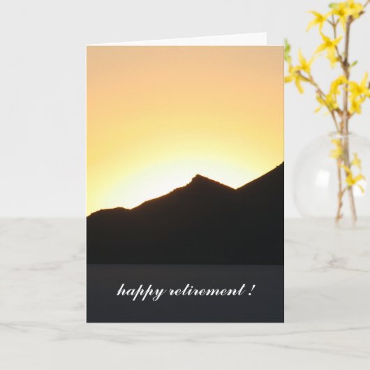 夕暮れまで カード (黄色い花)