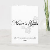 夕暮れグリーティングカード カード (裏面)