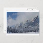 夕暮れフラティロンロークラウド大きい石コロラド ポストカード (正面/裏面)