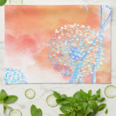 夕暮れ吹時のダンデリオン  キッチンタオル (折り畳み)