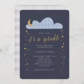 夕暮れ夕暮れ赤ちゃんシャワー 招待状 (正面/裏面)