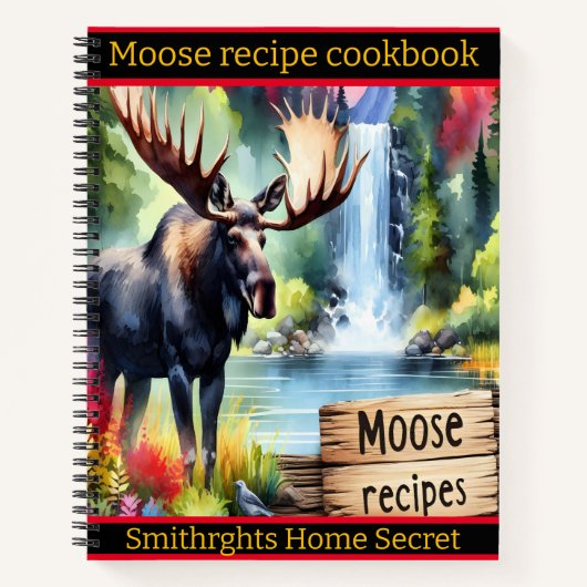 夕暮れ威厳のあるの穏やかな滝に寄り添う ノートブック (正面)