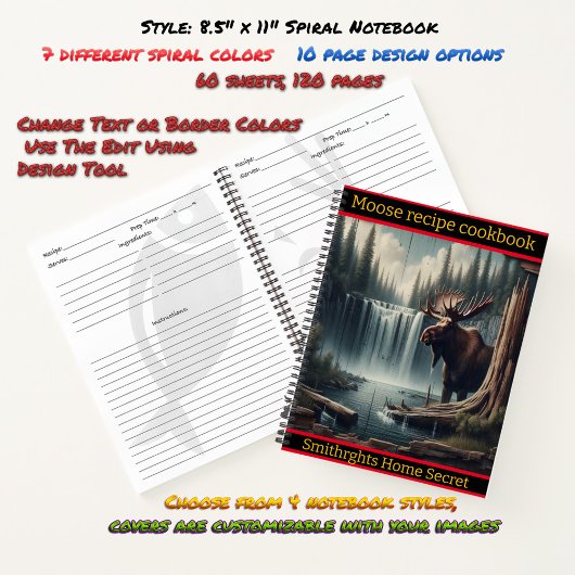 夕暮れ威厳のあるの静かな滝のそばを歩く ノートブック