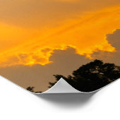 夕暮れ後の夕暮れ – ムーディランドスケープ ポスター (角)