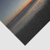 夕暮れ時から夕暮れ時までビーチ写真 薄葉紙 (詳細)