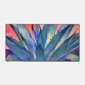 夕暮れ時にアガベ デスクマット (正面)